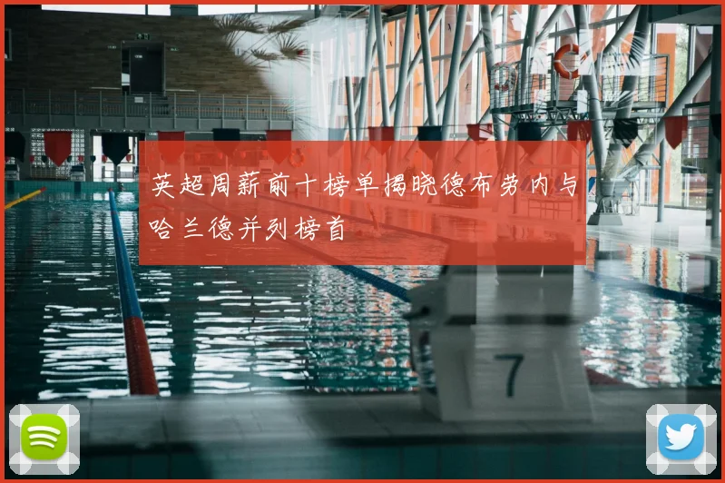 英超周薪前十榜单揭晓德布劳内与哈兰德并列榜首